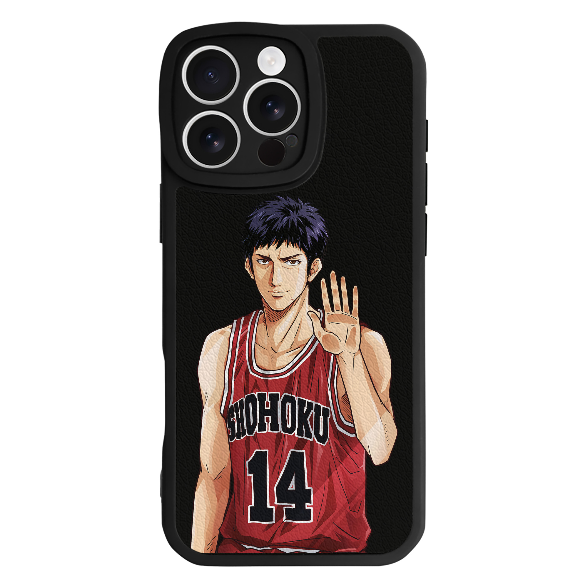 （画像用） SLAM DUNK／スラムダンク 【iPhone 16シリーズ対応】シリコンスマホケース（レザー調） 材質：シリコン
